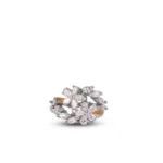 Marquise Cluster Floral Diamond Ring - Image 2